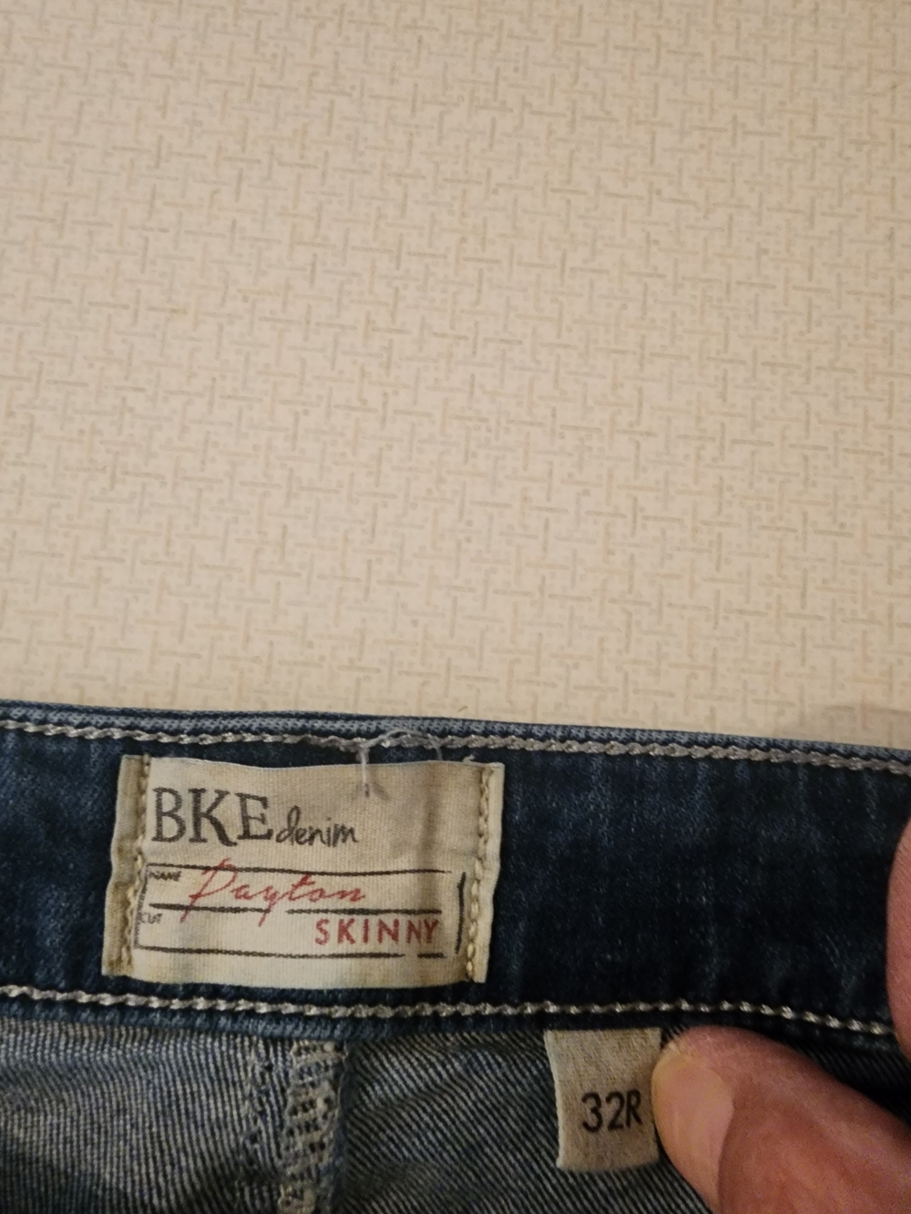 BKE Payton Skinny Jeans in Dark Blue Denim